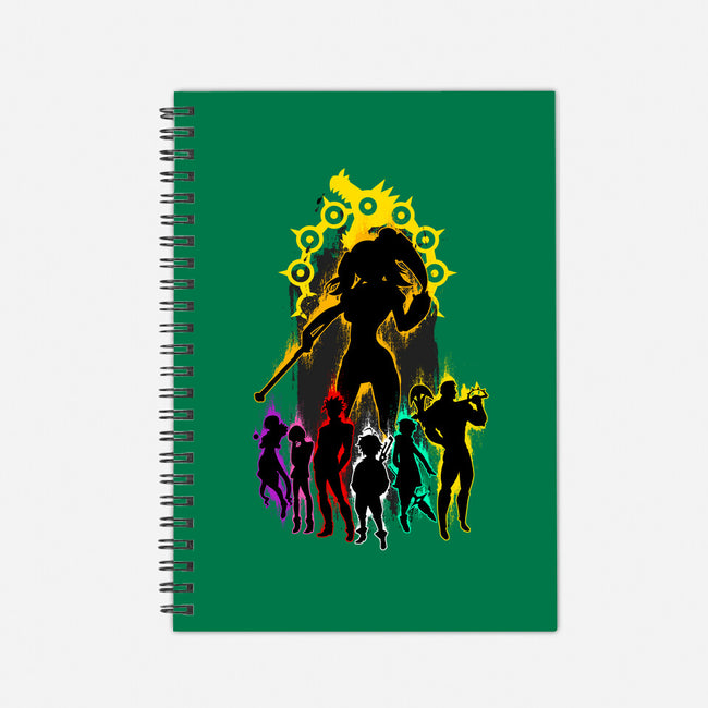 The Seven Deadly Sins-none dot grid notebook-awesomewear