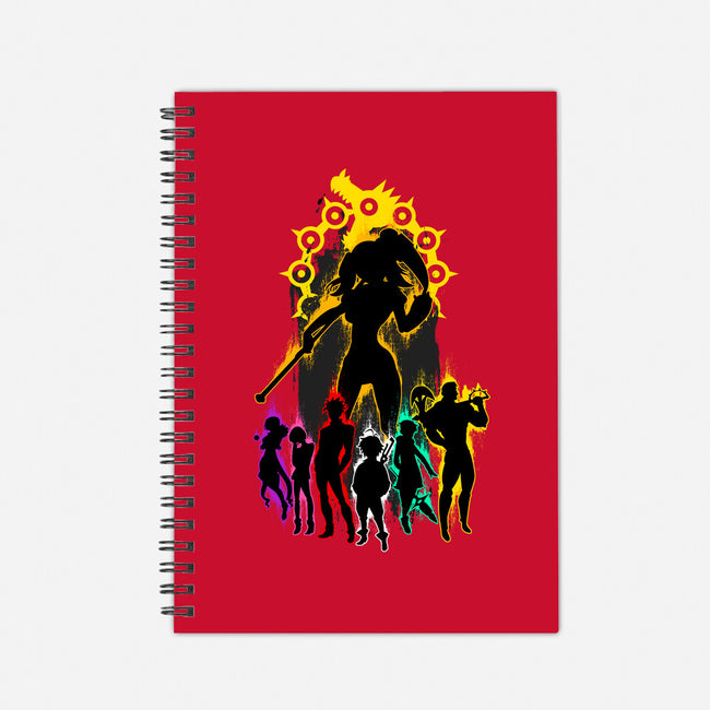 The Seven Deadly Sins-none dot grid notebook-awesomewear