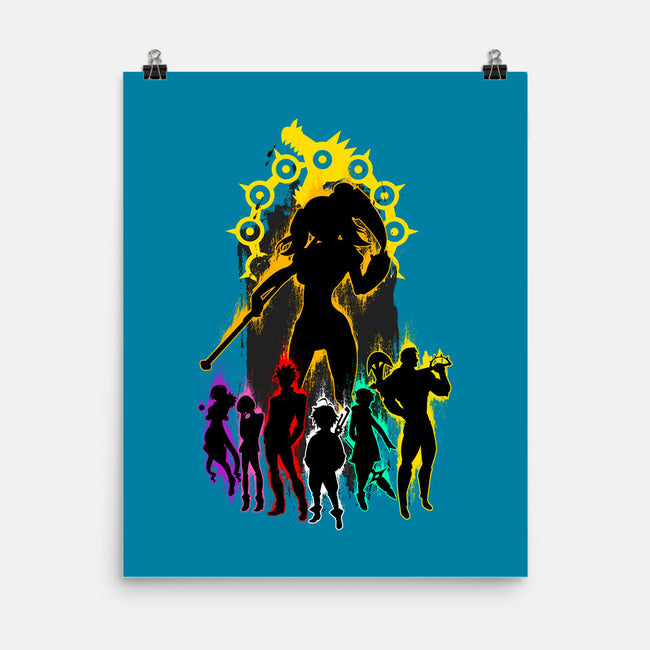 The Seven Deadly Sins-none matte poster-awesomewear