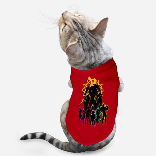 The Seven Deadly Sins-cat basic pet tank-awesomewear