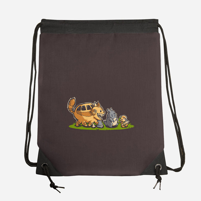 Follow Me-none drawstring bag-angus_pablo