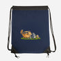 Follow Me-none drawstring bag-angus_pablo