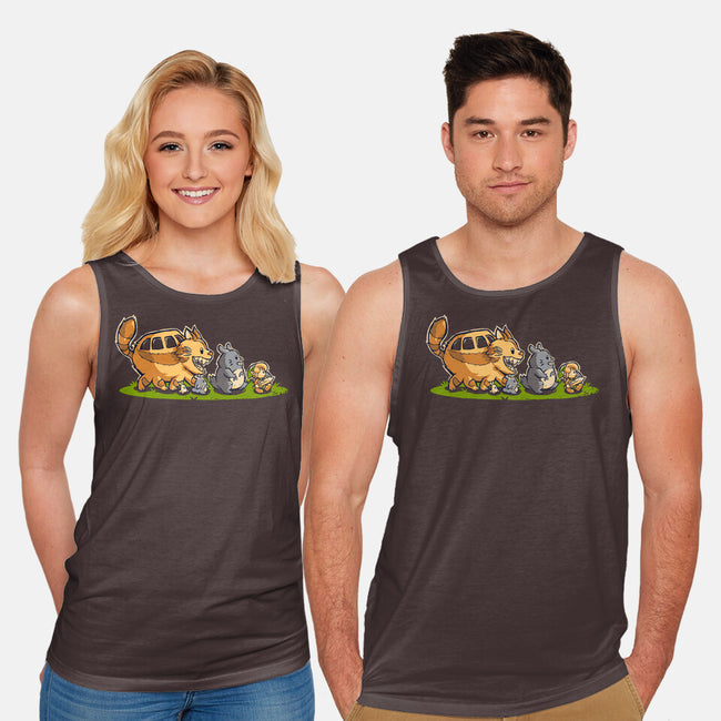 Follow Me-unisex basic tank-angus_pablo