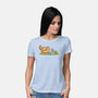 Follow Me-womens basic tee-angus_pablo