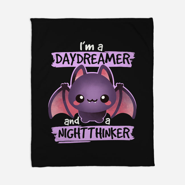 Daydreamer and Nightthinker-none fleece blanket-NemiMakeit