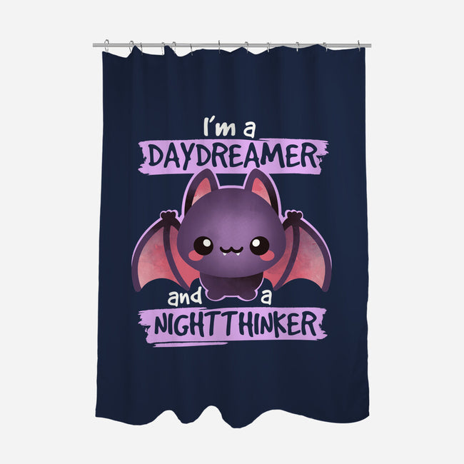 Daydreamer and Nightthinker-none polyester shower curtain-NemiMakeit