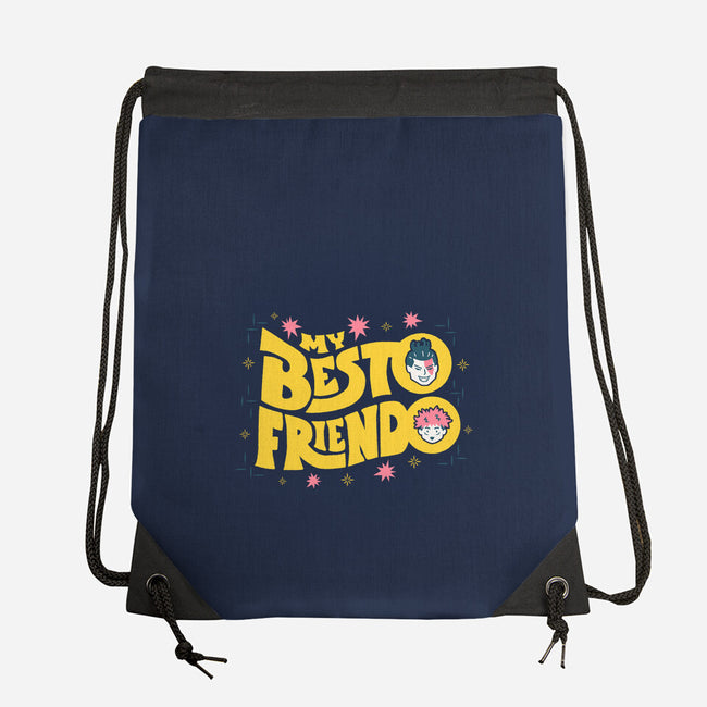 My Besto Friendo-none drawstring bag-RegLapid