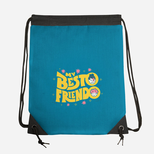 My Besto Friendo-none drawstring bag-RegLapid