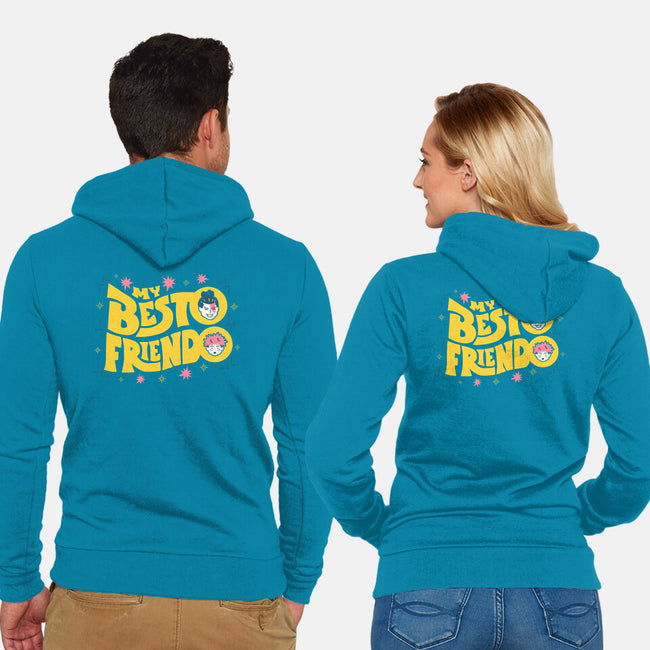 My Besto Friendo-unisex zip-up sweatshirt-RegLapid