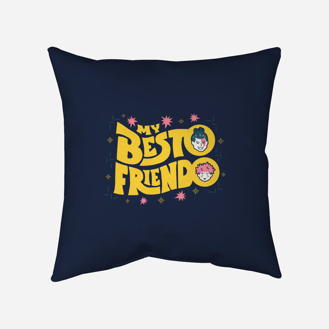 My Besto Friendo-none removable cover w insert throw pillow-RegLapid