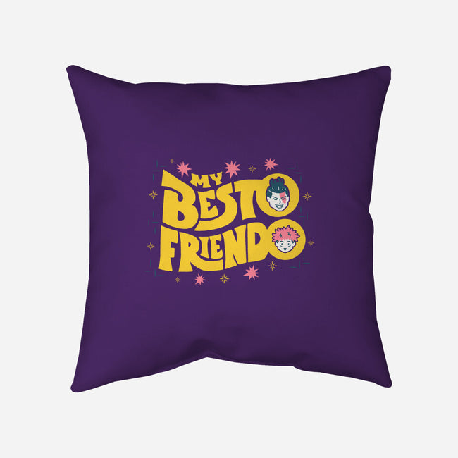 My Besto Friendo-none removable cover w insert throw pillow-RegLapid