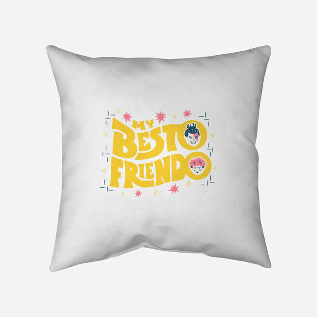 My Besto Friendo-none removable cover w insert throw pillow-RegLapid