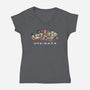 Mugiwara-womens v-neck tee-fanfabio