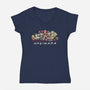 Mugiwara-womens v-neck tee-fanfabio