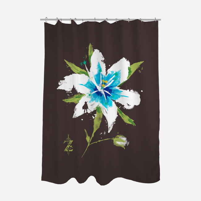 Silent Princess-none polyester shower curtain-RamenBoy