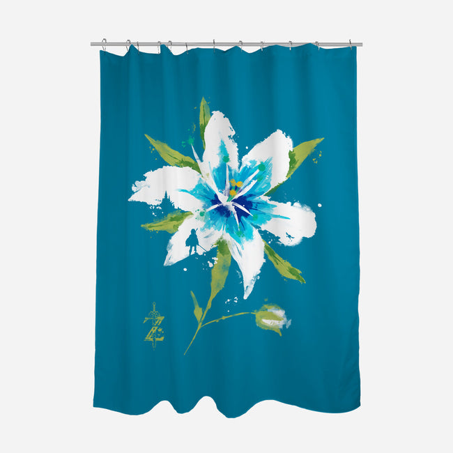 Silent Princess-none polyester shower curtain-RamenBoy