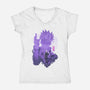 Strongest Sorcerer-womens v-neck tee-hypertwenty