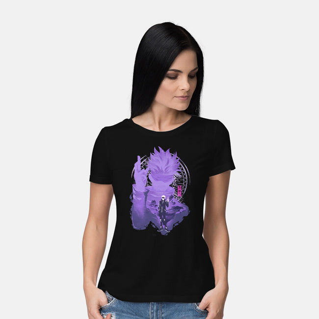 Strongest Sorcerer-womens basic tee-hypertwenty