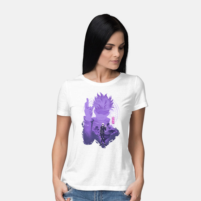 Strongest Sorcerer-womens basic tee-hypertwenty