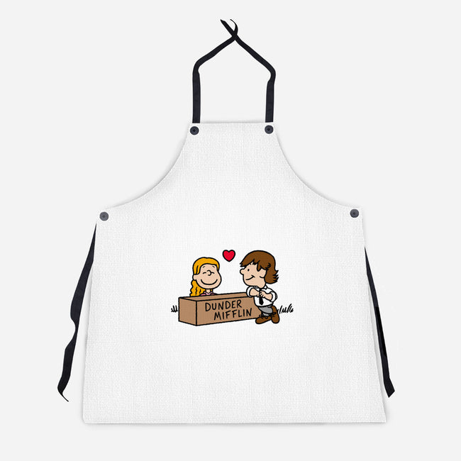 Office Love!-unisex kitchen apron-Raffiti