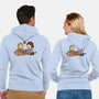 Office Love!-unisex zip-up sweatshirt-Raffiti