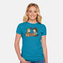 Office Love!-womens fitted tee-Raffiti