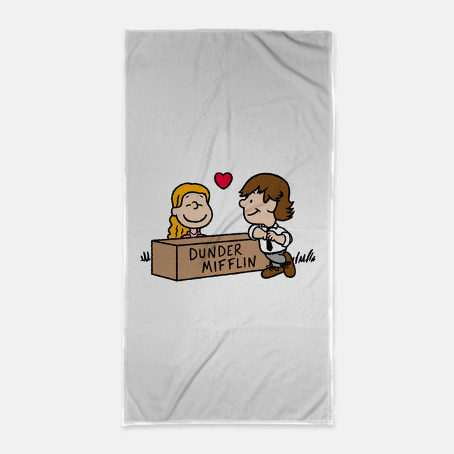 Office Love!-none beach towel-Raffiti