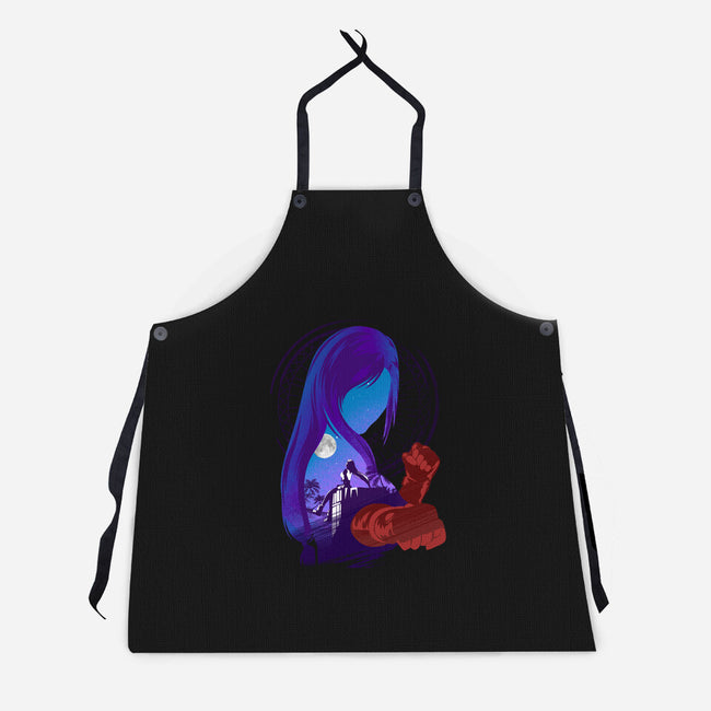 Childhood Friend-unisex kitchen apron-hypertwenty