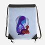 Childhood Friend-none drawstring bag-hypertwenty