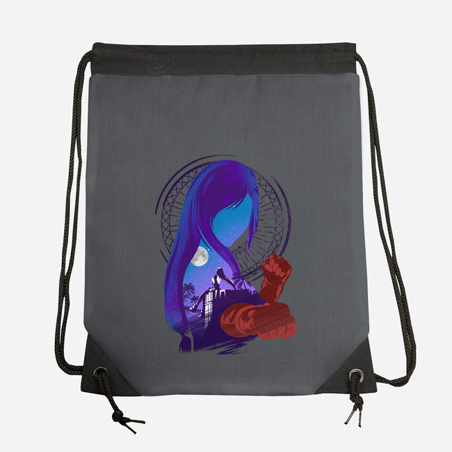 Childhood Friend-none drawstring bag-hypertwenty