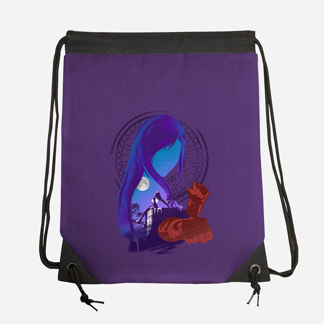 Childhood Friend-none drawstring bag-hypertwenty