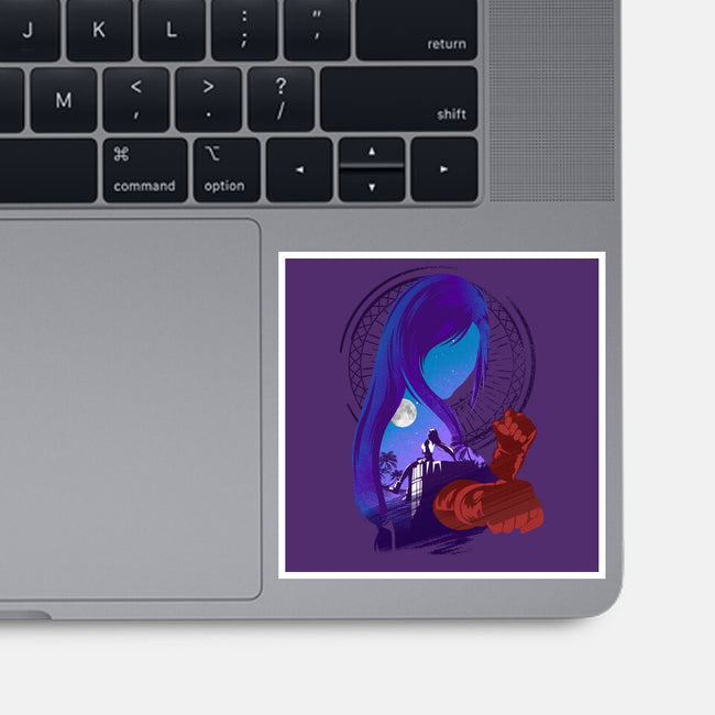 Childhood Friend-none glossy sticker-hypertwenty