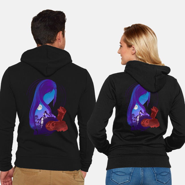Childhood Friend-unisex zip-up sweatshirt-hypertwenty