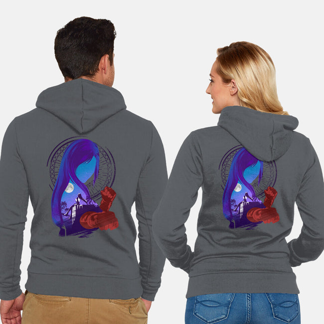 Childhood Friend-unisex zip-up sweatshirt-hypertwenty