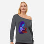 Childhood Friend-womens off shoulder sweatshirt-hypertwenty