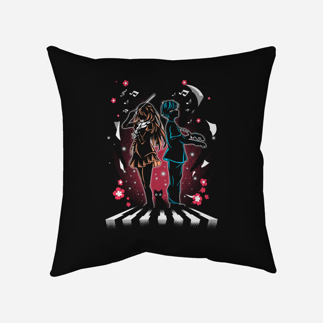 Lie In April-none removable cover w insert throw pillow-constantine2454