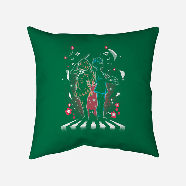 Lie In April-none removable cover w insert throw pillow-constantine2454