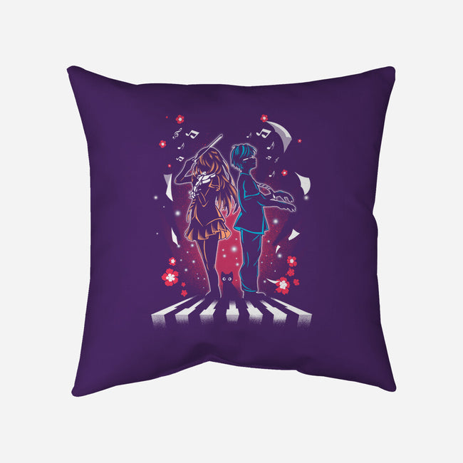 Lie In April-none removable cover w insert throw pillow-constantine2454