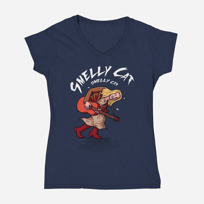 Phoebe Buffay Vs The World-womens v-neck tee-jasesa