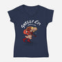 Phoebe Buffay Vs The World-womens v-neck tee-jasesa