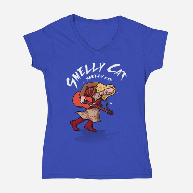 Phoebe Buffay Vs The World-womens v-neck tee-jasesa
