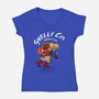 Phoebe Buffay Vs The World-womens v-neck tee-jasesa