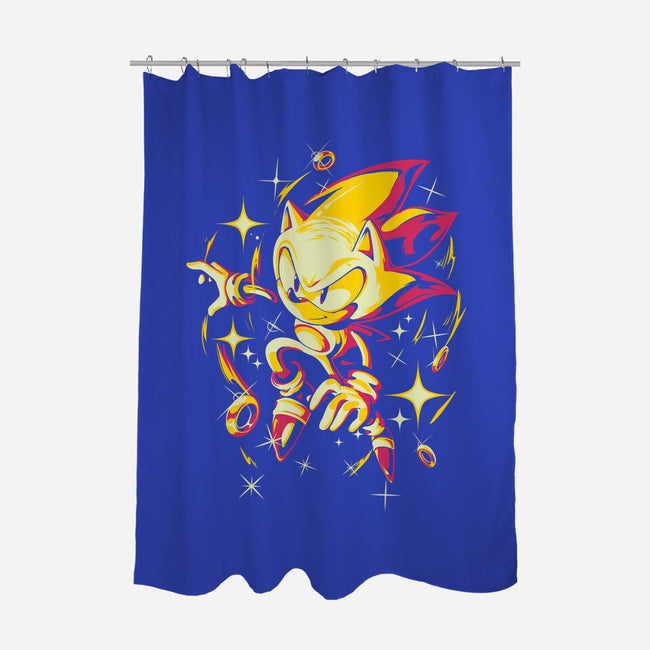 Chaos Is Power-none polyester shower curtain-Gazo1a