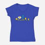 Spring Field-womens v-neck tee-Wenceslao A Romero