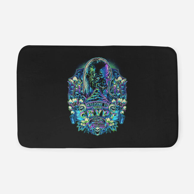 Welcome To The Crypt-none memory foam bath mat-glitchygorilla