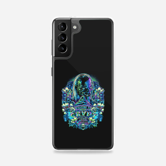Welcome To The Crypt-samsung snap phone case-glitchygorilla