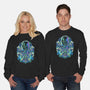 Welcome To The Crypt-unisex crew neck sweatshirt-glitchygorilla