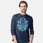 Welcome To The Crypt-mens long sleeved tee-glitchygorilla