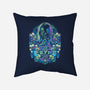 Welcome To The Crypt-none removable cover w insert throw pillow-glitchygorilla