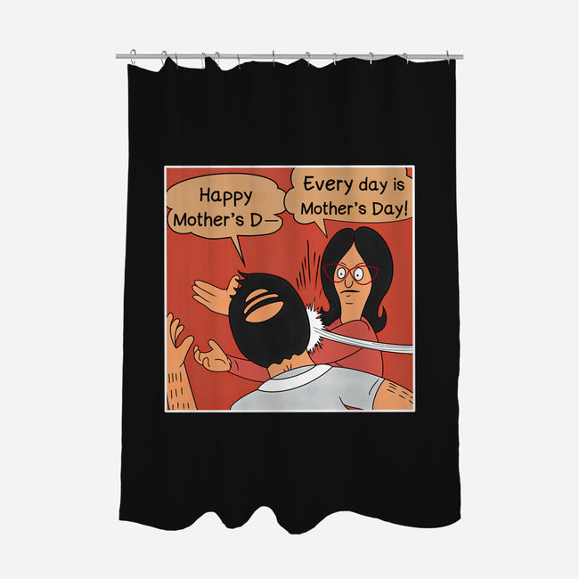 Let's Get Slappin'-none polyester shower curtain-SeamusAran